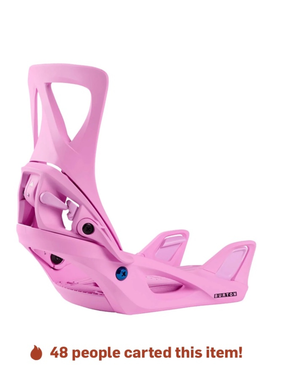 Burton Pink Snowboard Binding Highback